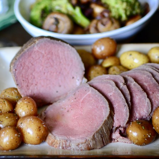 Slow Roasted Eye of Round Beef