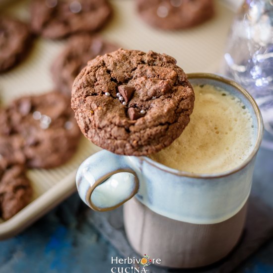 Eggless Brownie Cookies