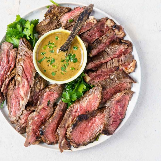 Bavette Steak with Balsamic