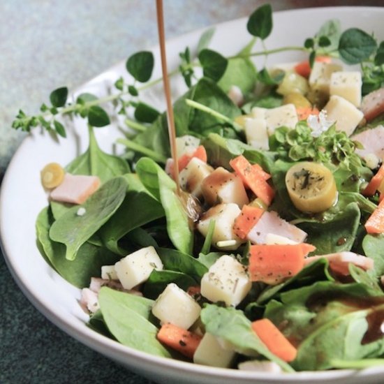 Spicy Green Power Kick Salad