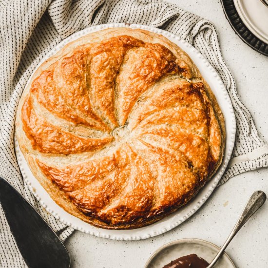 Nutella stuffed galette des rois