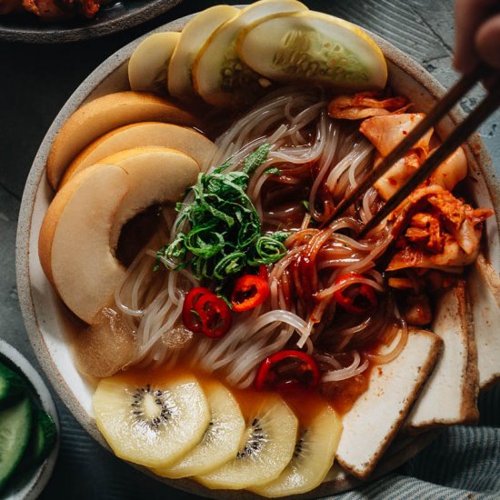 Mul Naengmyeon (Korean Noodle Soup)