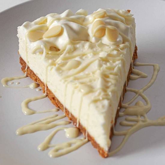 Vegan White Chocolate Cheesecake