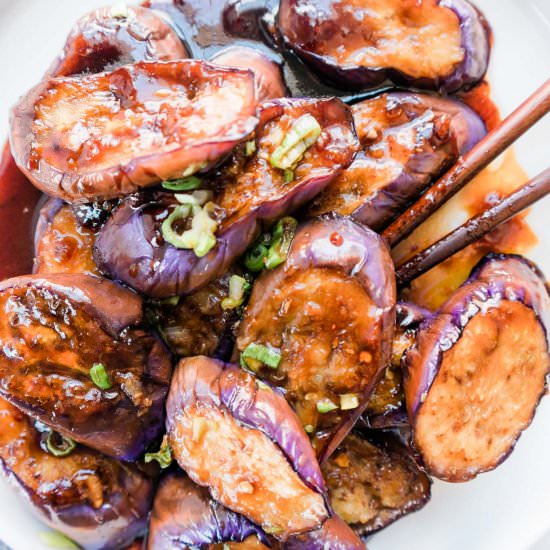 Eggplant in Garlic Sauce