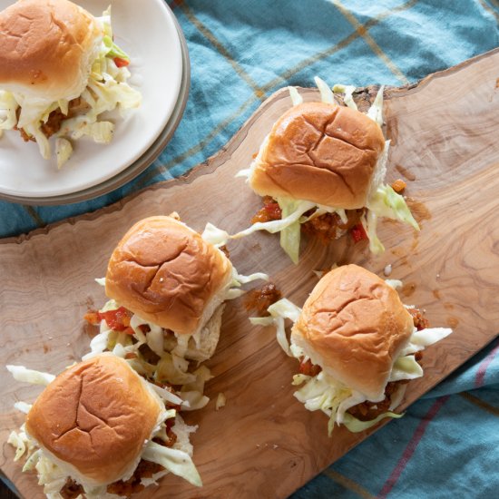 Vegan Sloppy Joe Sliders