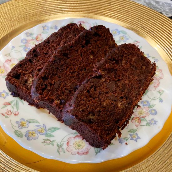 Chocolate banana bread