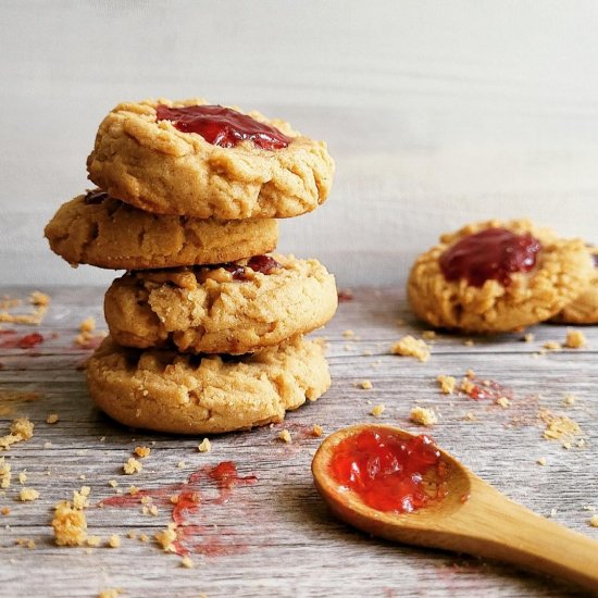 Peanut Butter and Jelly Cookies