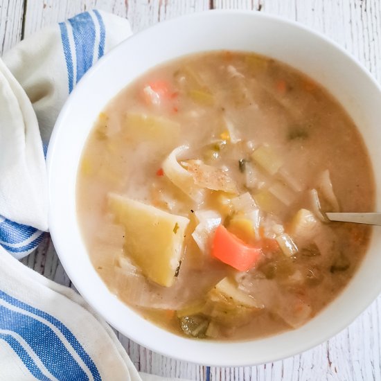 Instant Pot Potato Leek Soup