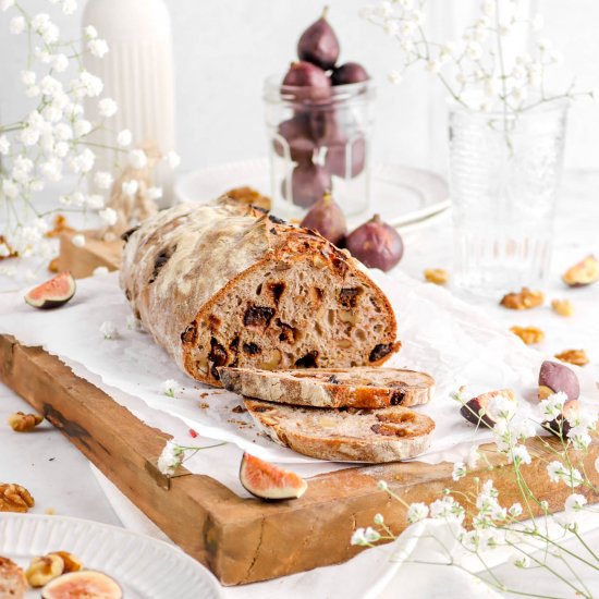 Fig & Walnut Sourdough Bread