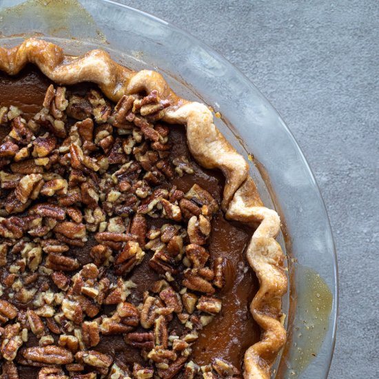 Praline Pumpkin Pie