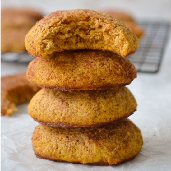 gluten-free pumpkin snickerdoodles