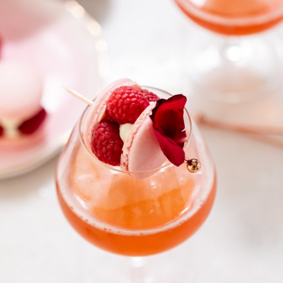 Ispahan Macaron Cocktail