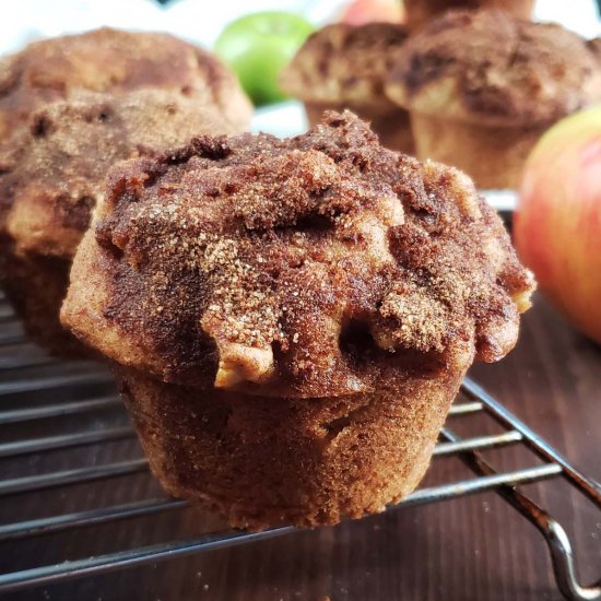 Sourdough Apple Cinnamon Muffins