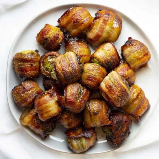 Bacon wrapped Brussel sprouts