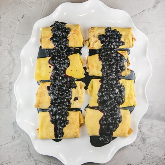 Blueberry Blintzes