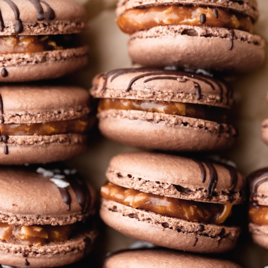 Samoa Macarons