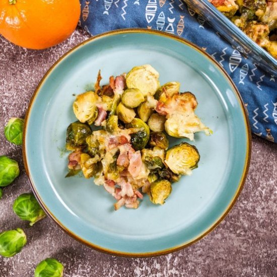 Roasted Brussels Sprouts With Bacon