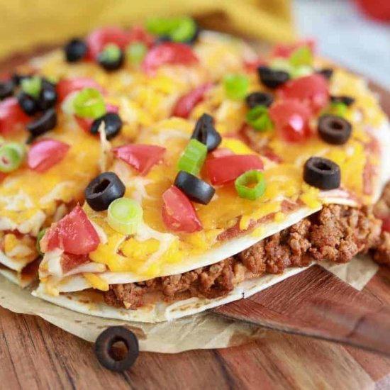 TACO BELL MEXICAN PIZZA