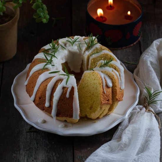 Rosemary Lemon Olive Oil Cake