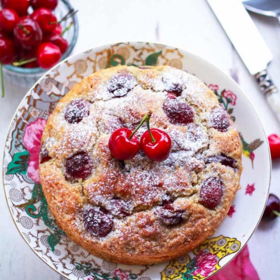 Fresh Cherry Cake