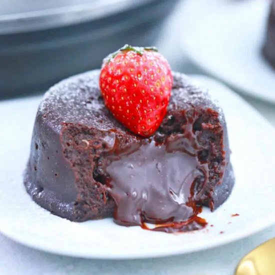 Instant Pot Chocolate Lava Cake