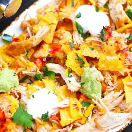 Instant Pot Chicken Nachos