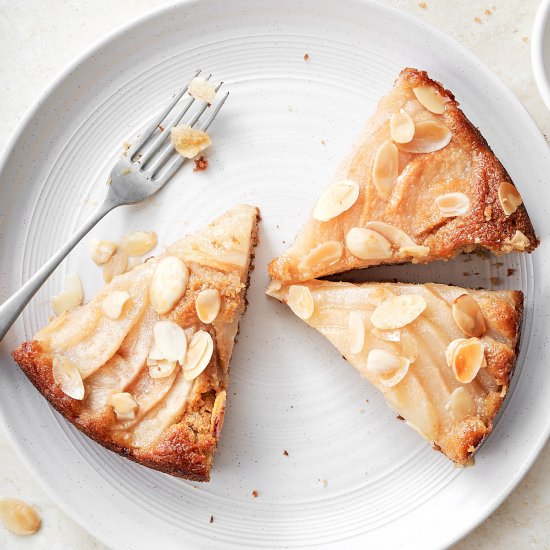 Vegan Pear and Almond Cake