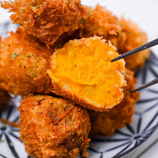 Japanese Kabocha Korokke Croquette