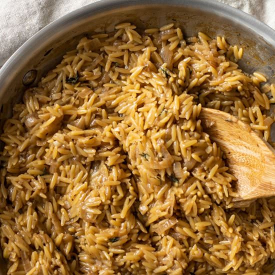 Garlic Parmesan Orzo