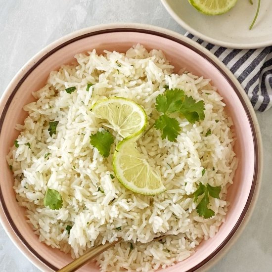 Cilantro Lime Coconut Rice