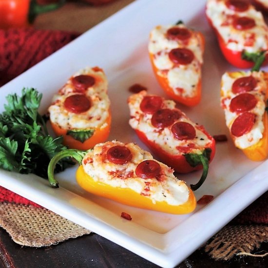 Pepperoni Pepper Poppers