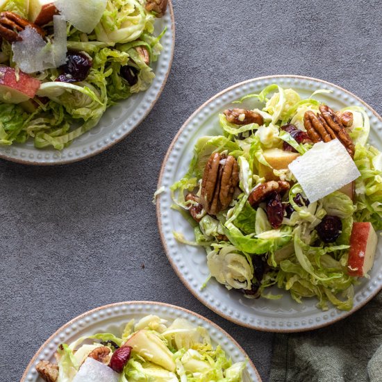 Shaved Brussel Sprouts Salad