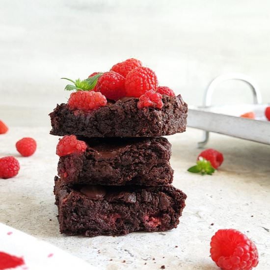 Raspberry Brownies