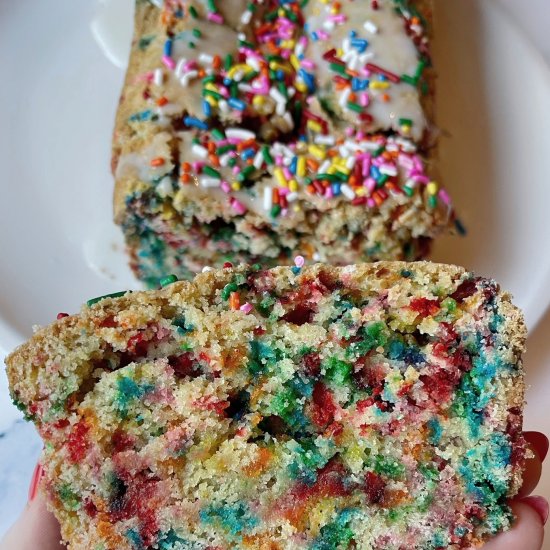 Gluten-Free Birthday Cake Bread