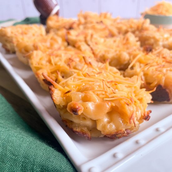 Healthier Mac and Cheese Muffins