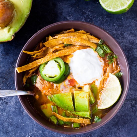 Baked Homemade Tortilla Strips