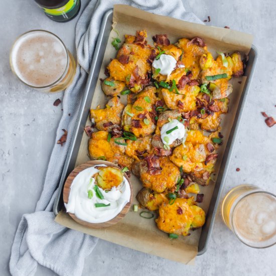 Loaded Smashed Potatoes