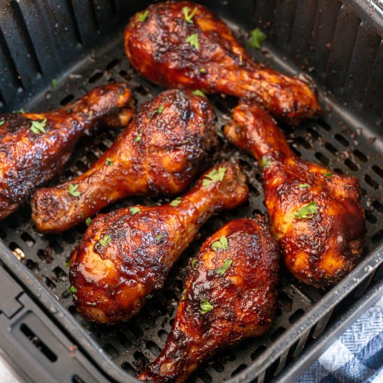 Air Fryer BBQ Chicken Drumsticks