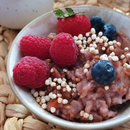 Strawberry oatmeal