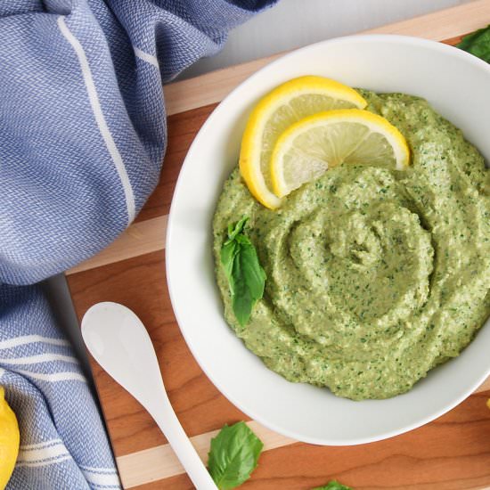 Easy Vegan Walnut Basil Pesto