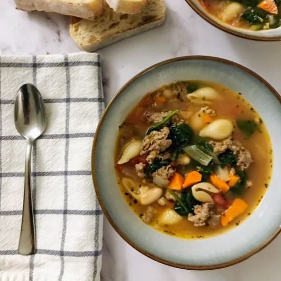 Italian Sausage and Vegetable Soup