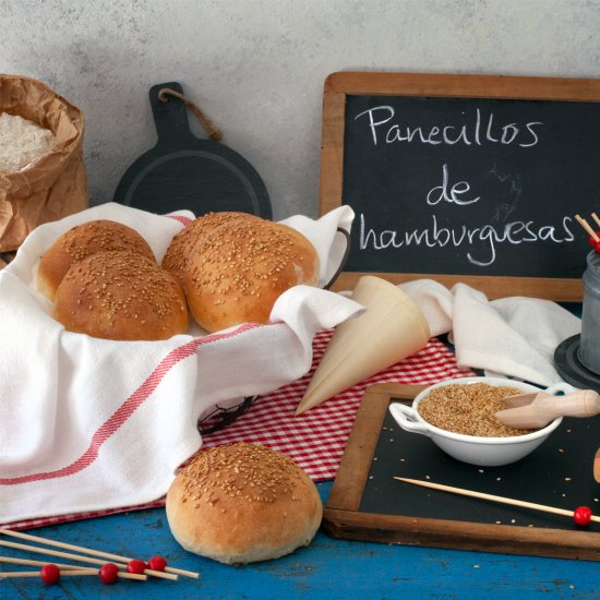 PANECILLOS DE HAMBURGUESAS