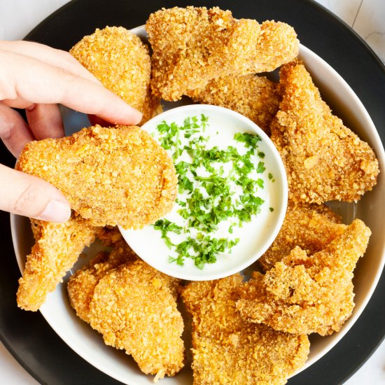 Vegan Fried Chicken-Oyster Mushroom