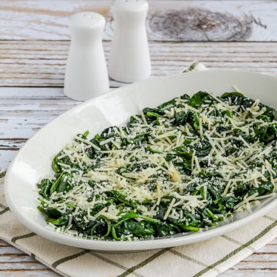 Stir-Fried Spinach with Garlic