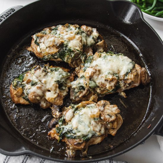 Mushroom Spinach Chicken