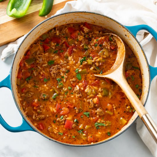 Stuffed Pepper Soup