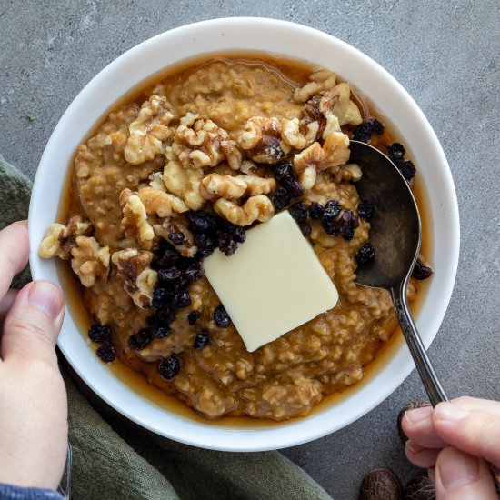 Instant Pot Pumpkin Steel Cut Oats