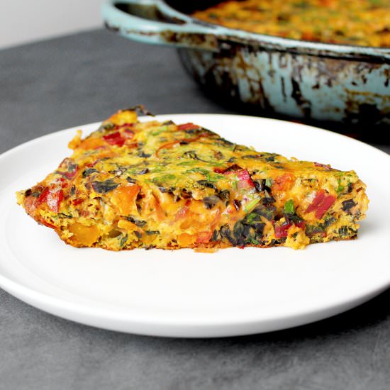 Chard and Winter Squash Frittata