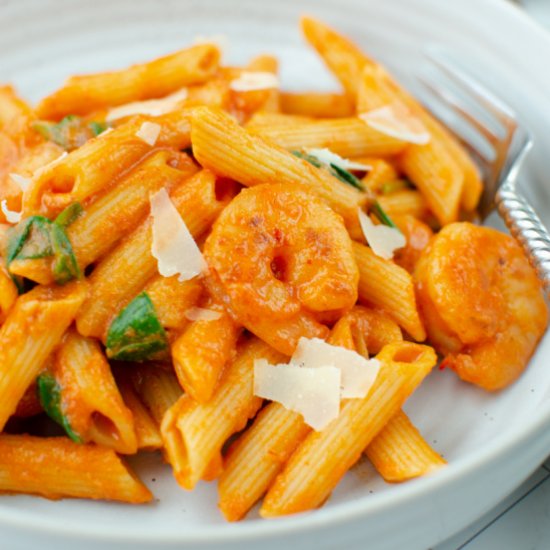 Spicy Shrimp Pasta