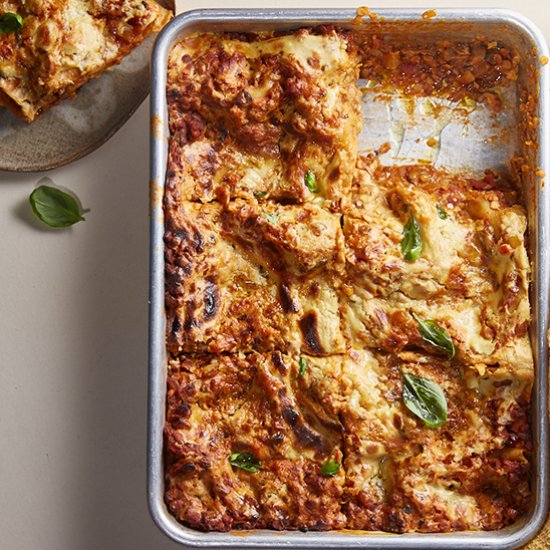 Easy Vegan Lasagne